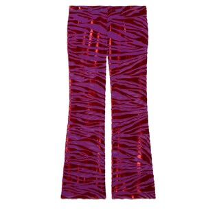 Animalier velvet pant