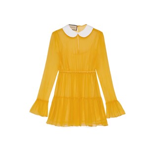 Silk chiffon dress
