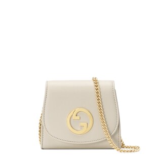 Mittelgroße Gucci Blondie Brieftasche mit Kettenriemen