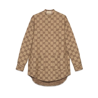 Maxi GG canvas shirt