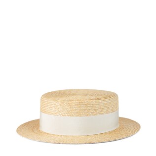 Raffia wide-brimmed hat