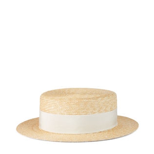 Sombrero de ala ancha de rafia