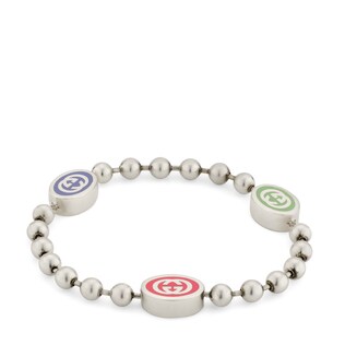 Interlocking G boule chain bracelet