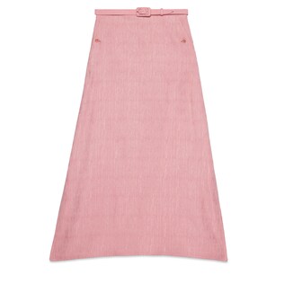 Silk wool skirt