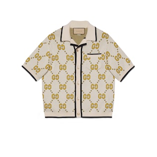 GG cotton bowling shirt