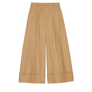 Pantalone in lino e viscosa