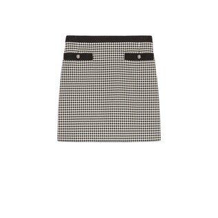 Gingham cotton skirt