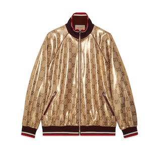 GG technical jersey zip jacket