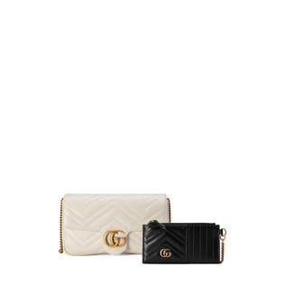 GG Marmont Mini-Brieftasche mit Kettenriemen