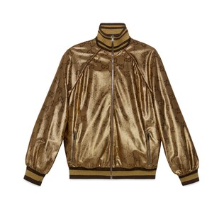 Maxi GG sparkling jersey zip jacket
