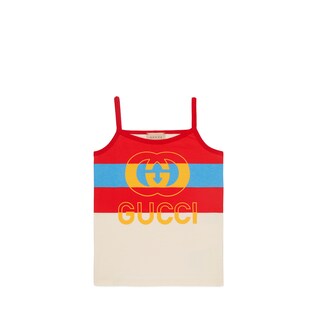 Children's Interlocking G print top