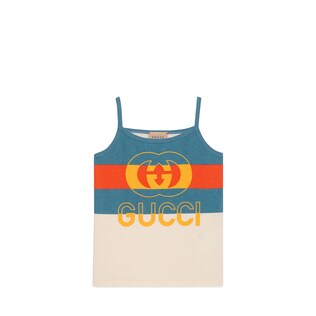 Children's Interlocking G print top