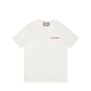 Cotton T-shirt with embroidery