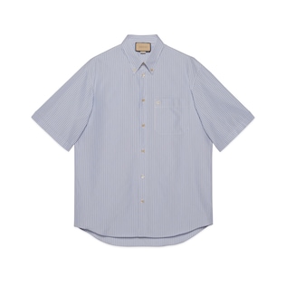 Camisa de algodón a rayas