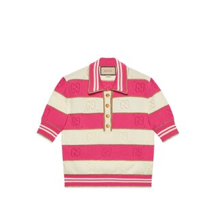 Striped GG cotton jumper