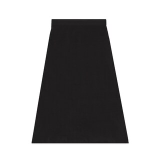 Silk viscose velvet skirt