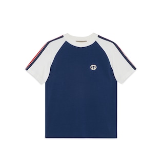T-Shirt aus Baumwolljersey mit Patch