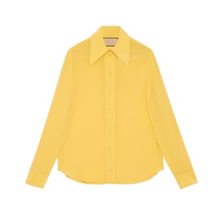 Bluse aus Crêpe de Chine