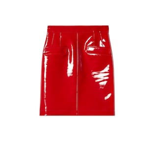 Vinyl fabric skirt