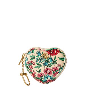 Ophidia GG heart-shaped key case