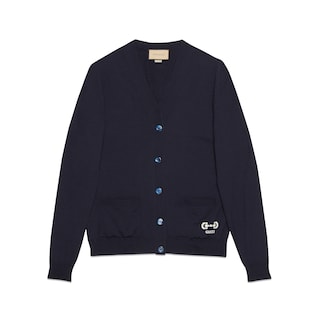 Cardigan aus extrafeiner Wolle