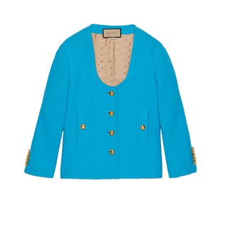 Cotton tweed jacket