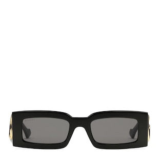Rectangular frame sunglasses