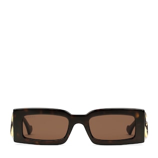 Rectangular frame sunglasses