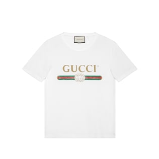 GUCCI ロゴ ウォッシュドオーバーサイズ Tシャツ