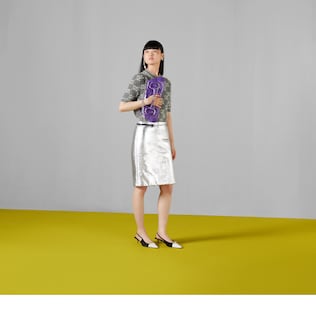 GG wool bouclé jacquard top