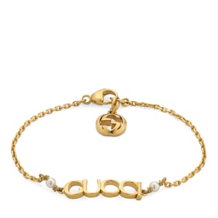 'GUCCI' 레터 팔찌