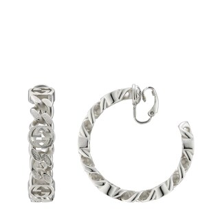 Interlocking G single hoop earring