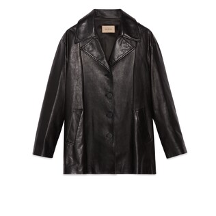 Leather coat