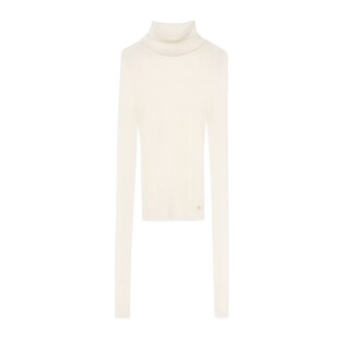 Extra fine wool turtleneck top