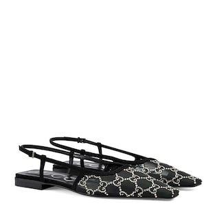 Women's GG slingback ballet flat
