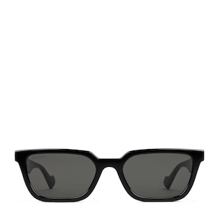 Rectangular-frame sunglases
