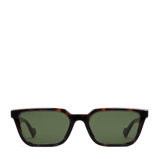 Rectangular-frame sunglases
