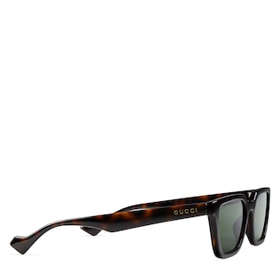 Rectangular-frame sunglases