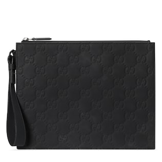 Rubber-effect small pouch