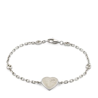 Gucci Heart bracelet with Interlocking G