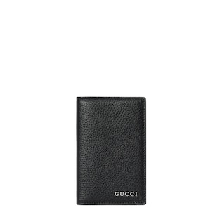 محفظة طويلة مع حافظة بطاقات مزيّنة بشعار Gucci