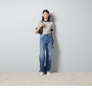 GG lamé jacquard top