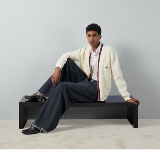 Cotton shirt with Double G embroidery