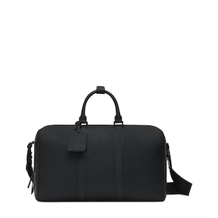 Rubber-effect medium duffle bag