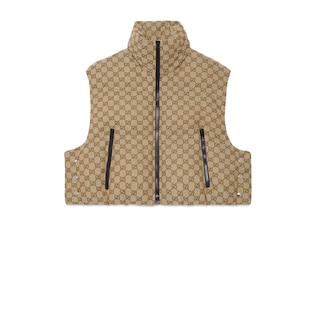 GG canvas padded gilet