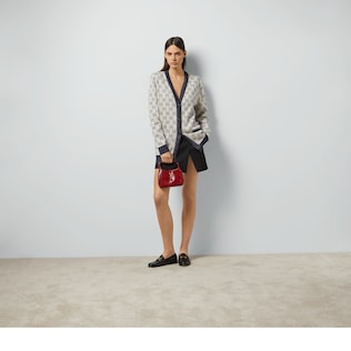 GG cotton jacquard cardigan