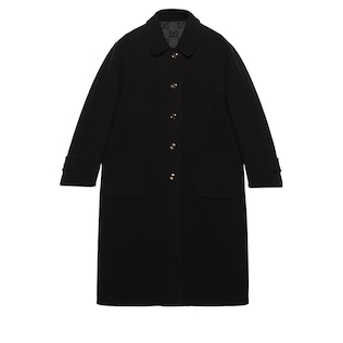 Manteau en laine GG réversible