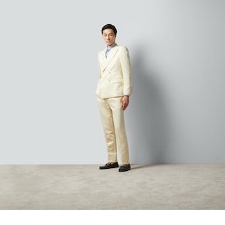 Cotton silk shirt with Double G