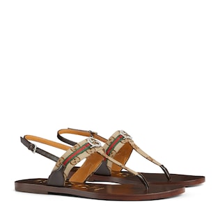 Women's Interlocking G Web sandal