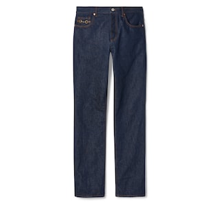 Pantalon en denim avec détail Mors